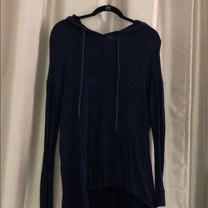 Long sleeve hooded sweatshirt